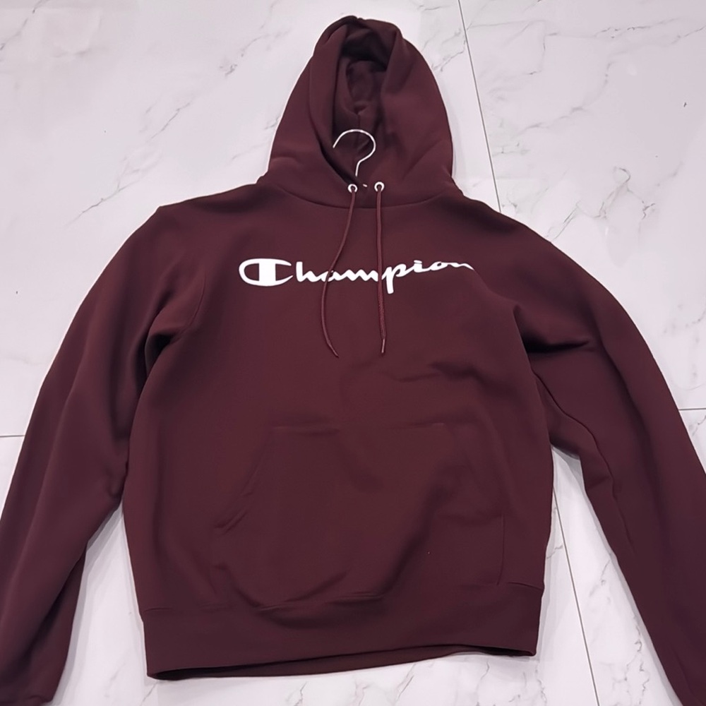 Champions burgundy hoodie